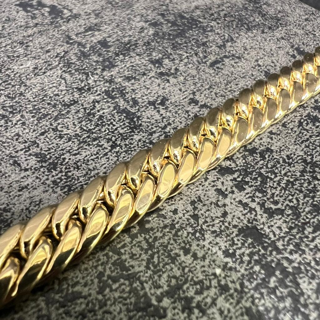 18 karaats gouden gourmet armband, Ophalen of Verzenden, Nieuw, Goud