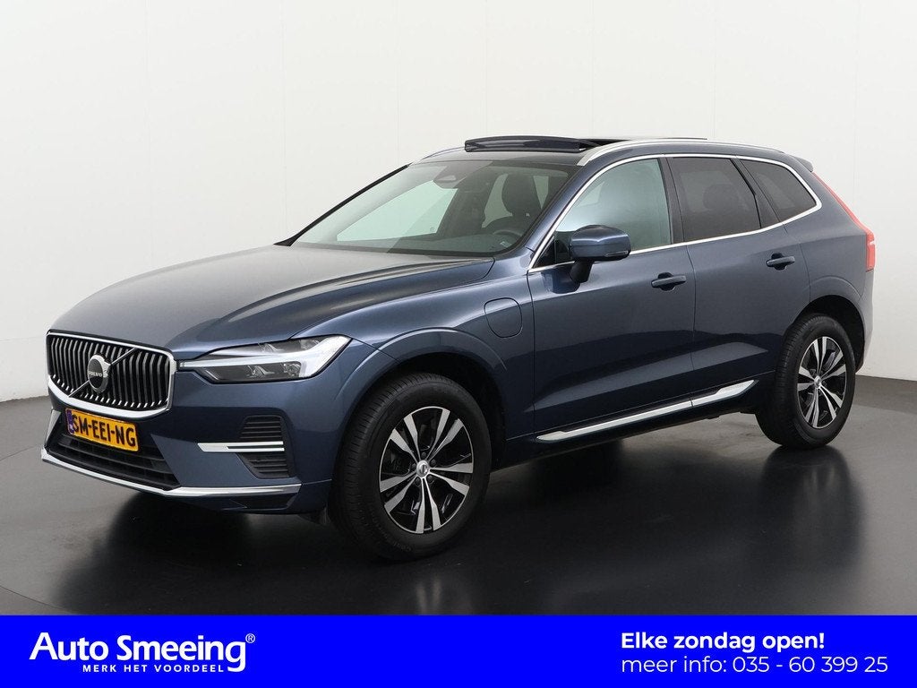 Volvo XC60 2.0 T6 Plug-in hybrid AWD Inscription Expr | Pano, Auto's, Volvo, 12 maanden, Gebruikt, Euro 6, Blauw