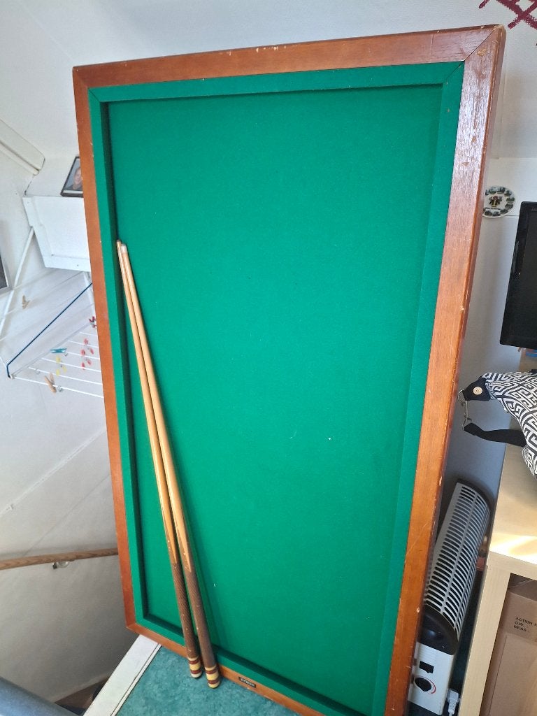 Biljarttafel 155x85 cm met keuen zonder biljart ballen, Ophalen, Gebruikt, Biljarttafel