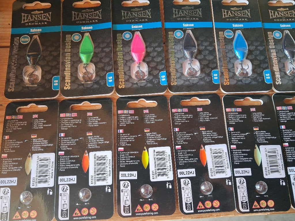 Hansen Saksen Forel/Zeeforel kunstaas (3 en 6 grams), Tinstraat, Overige typen, Nieuw, Ophalen of Verzenden