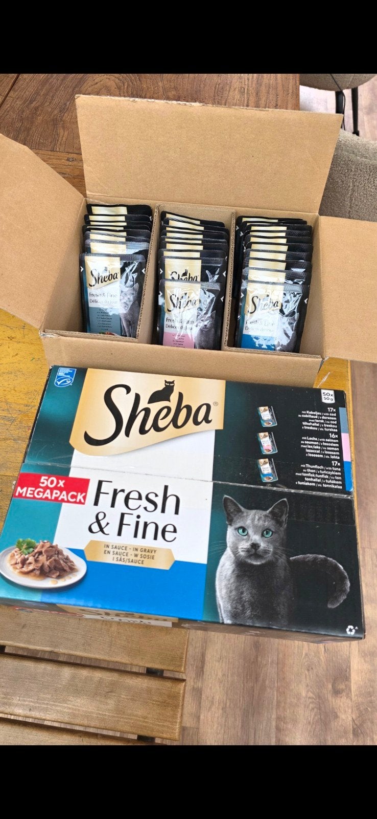 Sheba katten natvoer, Dieren en Toebehoren, Dierenvoeding, Ophalen, Kat