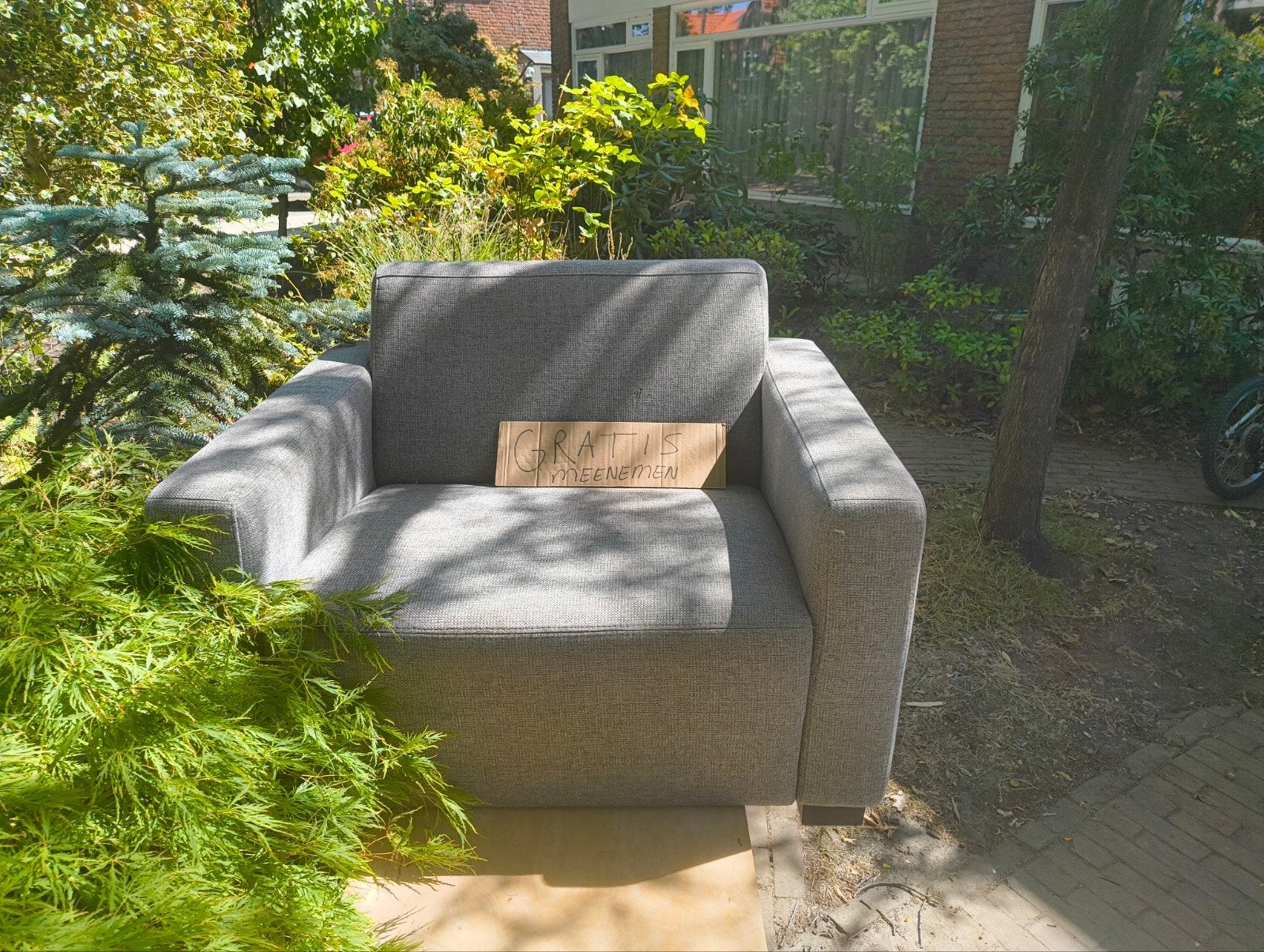 Gratis fauteuil, niks mis mee, Huis en Inrichting, Fauteuils, Ophalen, 75 tot 100 cm, Zo goed als nieuw, 75 tot 100 cm