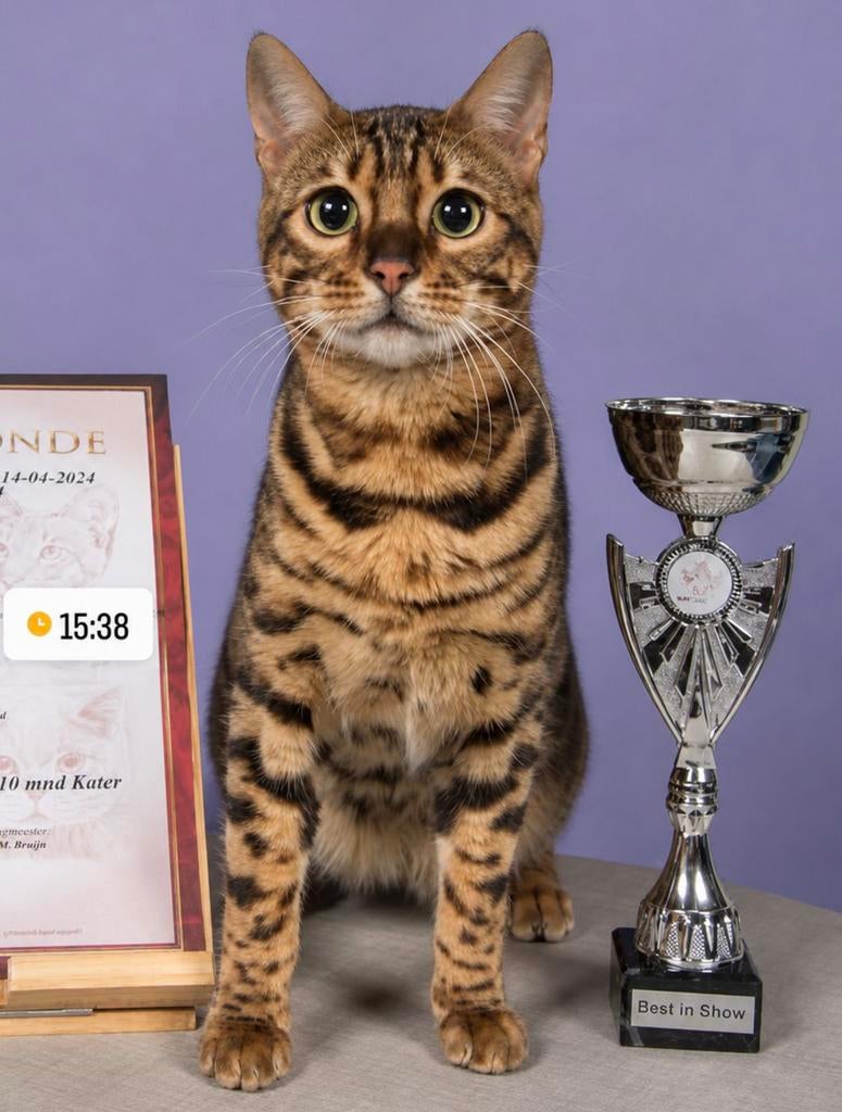 Dekkater te koop bengaal black tabby, Dieren en Toebehoren, Katten en Kittens | Raskatten | Korthaar, Kater, Met stamboom, 0 tot 2 jaar
