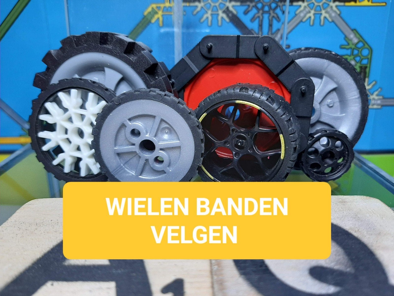 Diverse K'nex wielen, banden en velgen, Kinderen en Baby's, Gebruikt, K'nex Industries, K'nex, Info@knex.com