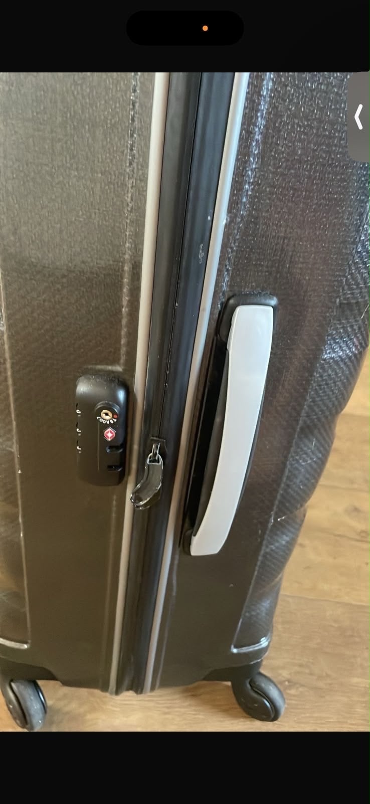 koffer samsonite  dubbelzijdige afsluiting aan de binnenkant, Gebruikt, Hard kunststof, Slot, 35 tot 45 cm