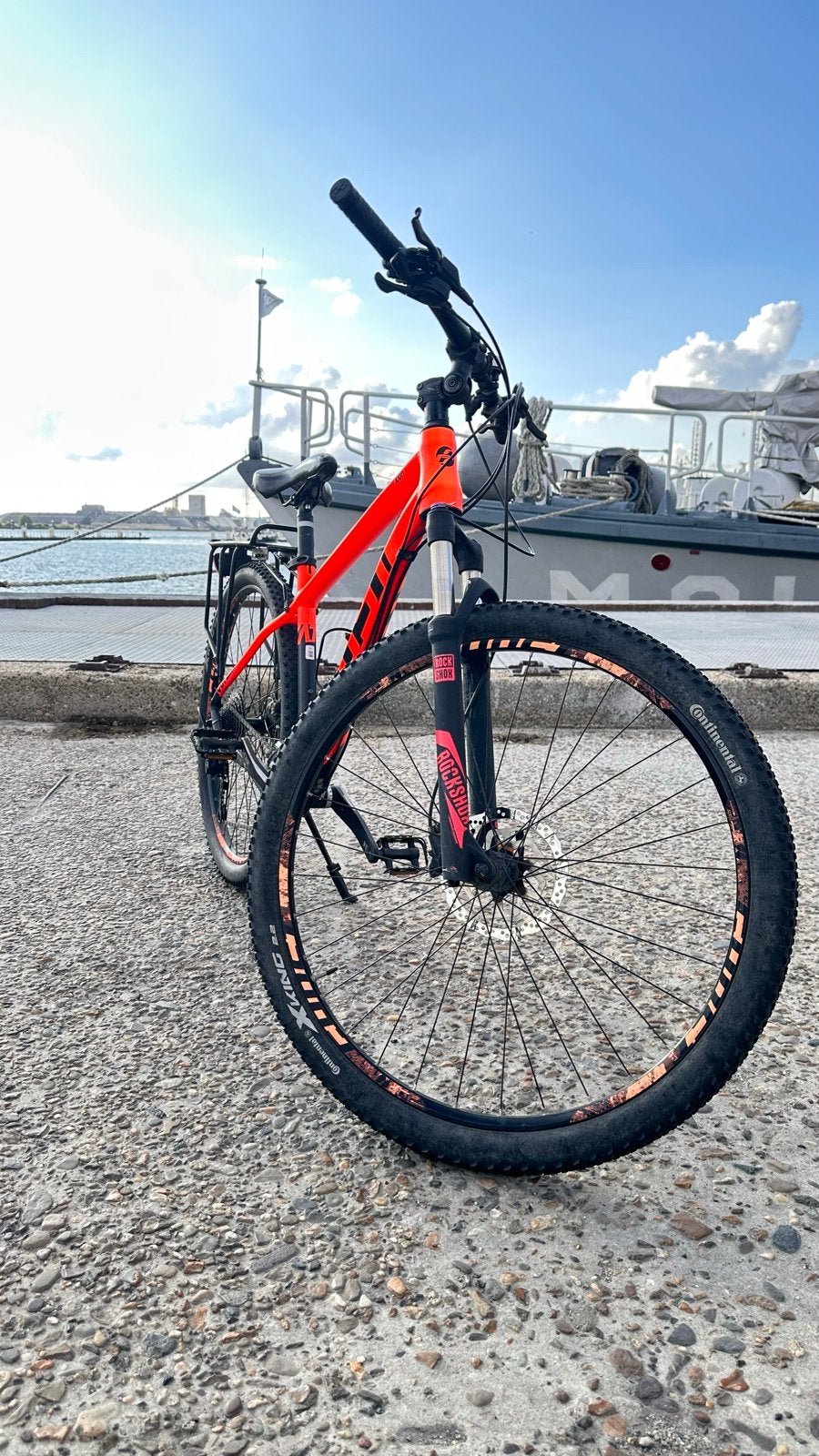 Ghost Kato Mountainbike L - Deore XT, RockShox, verstelbare, Fietsen en Brommers, Hardtail, Heren, 49 tot 53 cm, Zo goed als nieuw