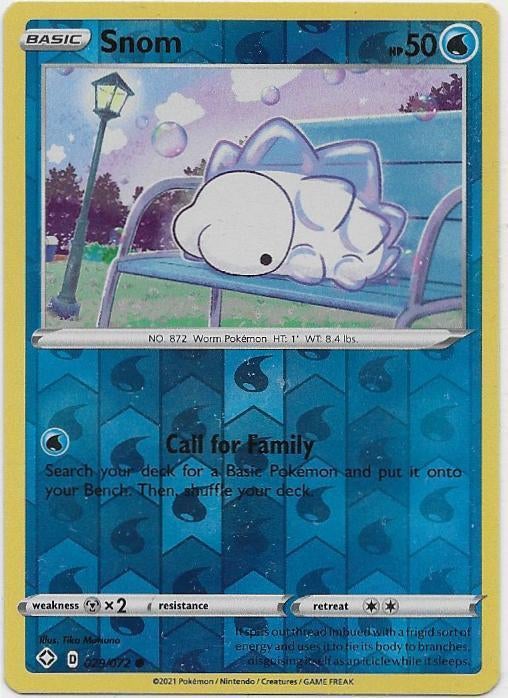 Shining Fates,  Snom [reverse] 29/72, Verzenden, Nieuw, Losse kaart