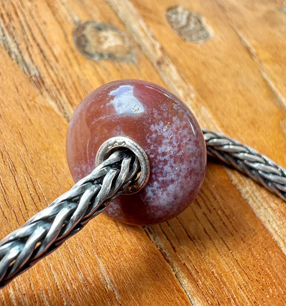 Trollbeads Fantasie Jaspis NIEUW, Ophalen of Verzenden, Nieuw, Zilver, Trollbeads