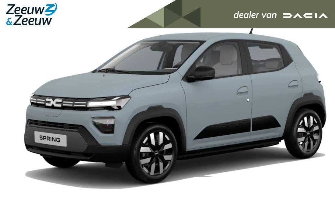 Dacia Spring (Zeeuw & Zeeuw Private Lease Actie v.a. € 313, Auto's, Stof, Blauw, 1006 kg, Nieuw