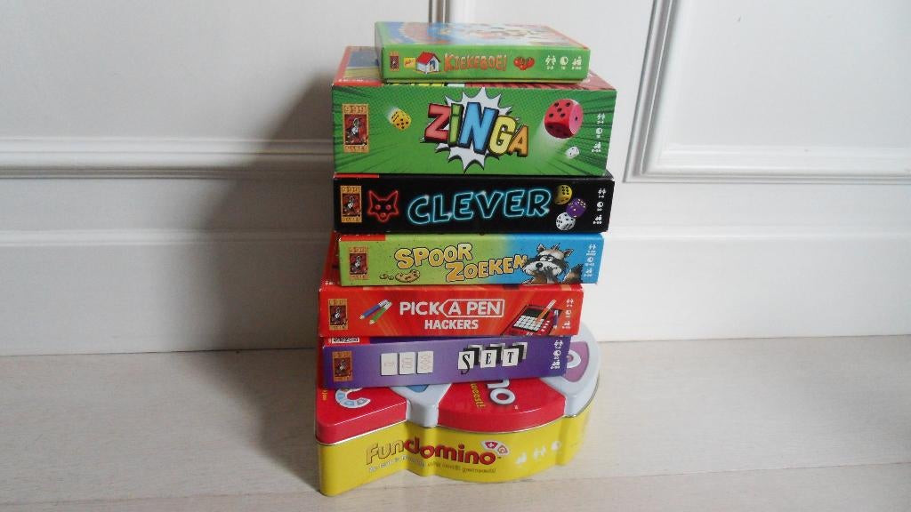 7x 999 Games : Pick a pen hackers / Clever / Zinga / SET / F, Ophalen of Verzenden, Gebruikt, 999 Games