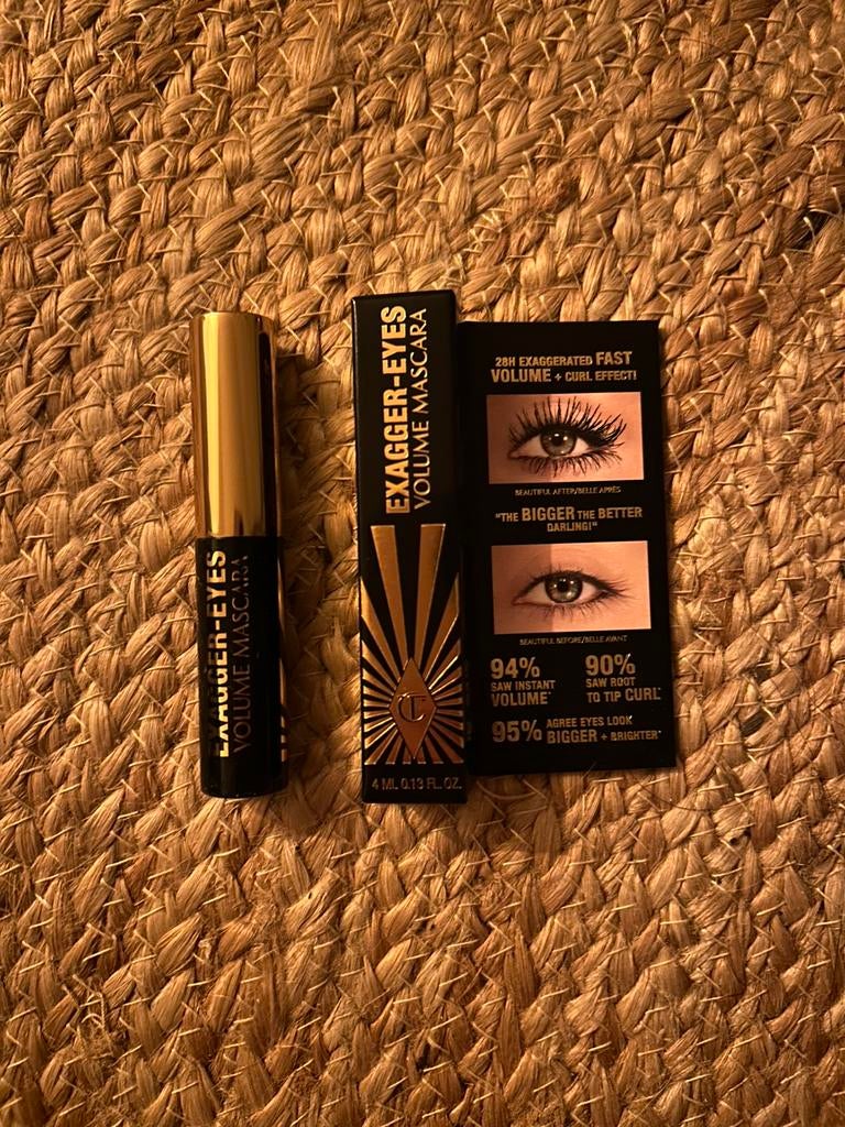 Charlotte Tilbury Exagger-Eyes Volume Mascara (zwart) - 4 ml, Ogen, Verzenden, Zwart, Nieuw