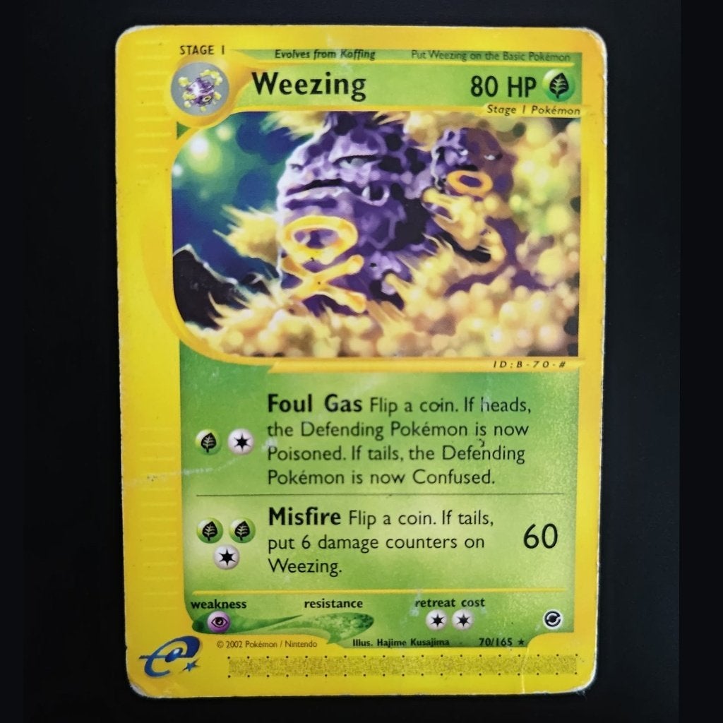 Weezing #70 Pokemon Expedition, Verzenden, Gebruikt, Losse kaart