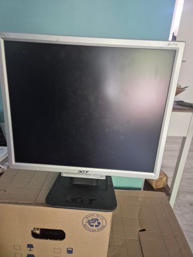 Acer AL1716 Monitor - 17 inch LCD Scherm, Computers en Software, Monitoren, Gebruikt, Ophalen of Verzenden, Onbekend, Overige resoluties