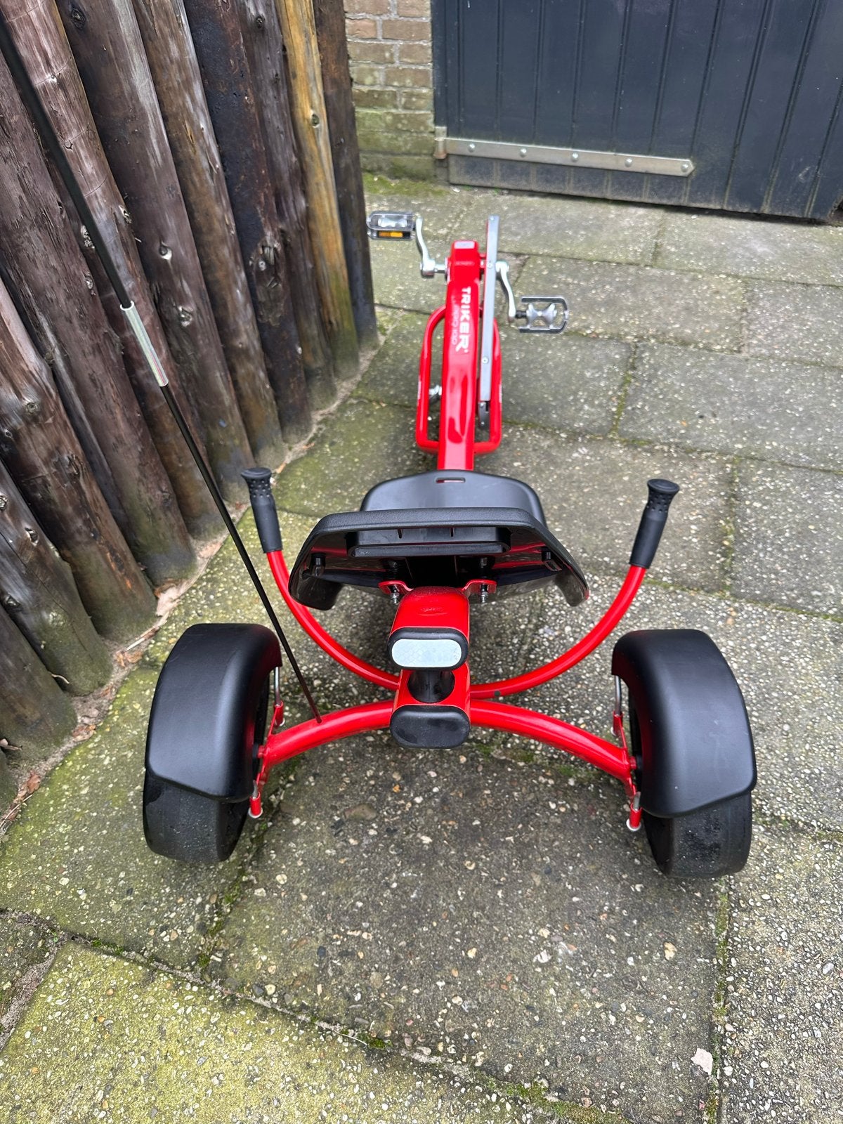EXIT Triker Pro 100 - Rode driewieler, Ophalen, Zo goed als nieuw, Velgrem, Verstelbare zitting