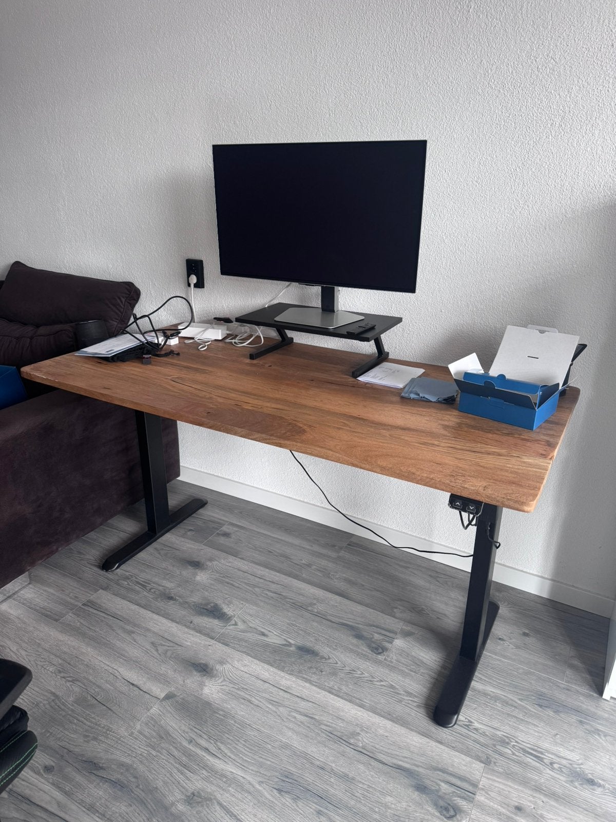 Bureau zit sta 160x80 elektrisch, Huis en Inrichting, Bureaus, Ophalen, Elektrisch, M@live.nl, Zo goed als nieuw