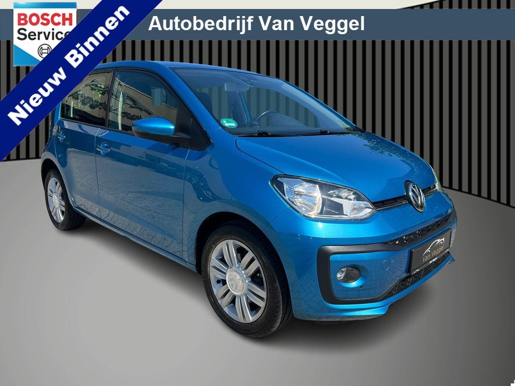 Volkswagen up! 1.0 high up! cruise, pdc, stoelverw, airco, Auto's, Voorwielaandrijving, Stof, Gebruikt, 840 kg