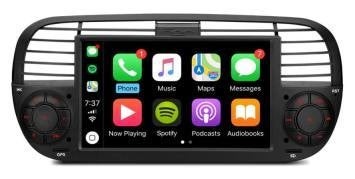 Navigatie fiat 500 2007-2015 android 15 usb carplay 64gb