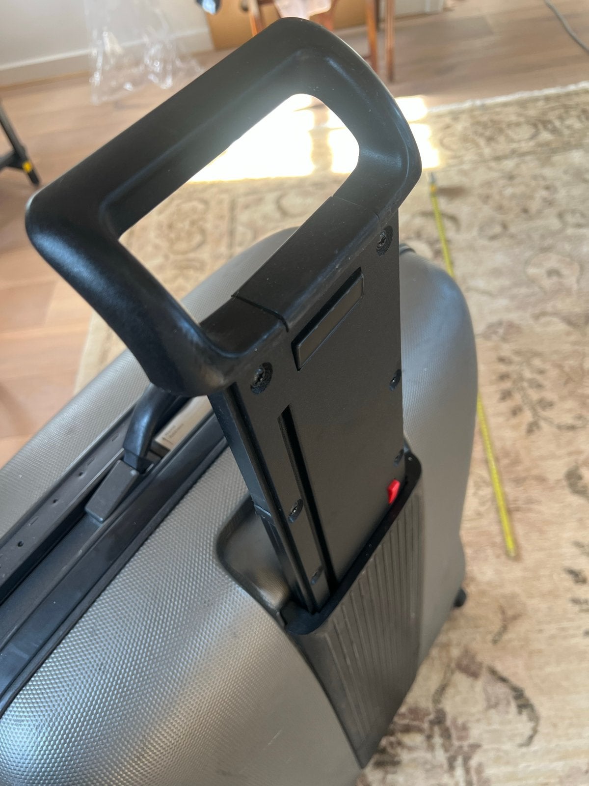 Samsonite harde koffer met 2 wielen, handgreep en cijferslot, Wieltjes, Gebruikt, Hard kunststof, Ophalen of Verzenden