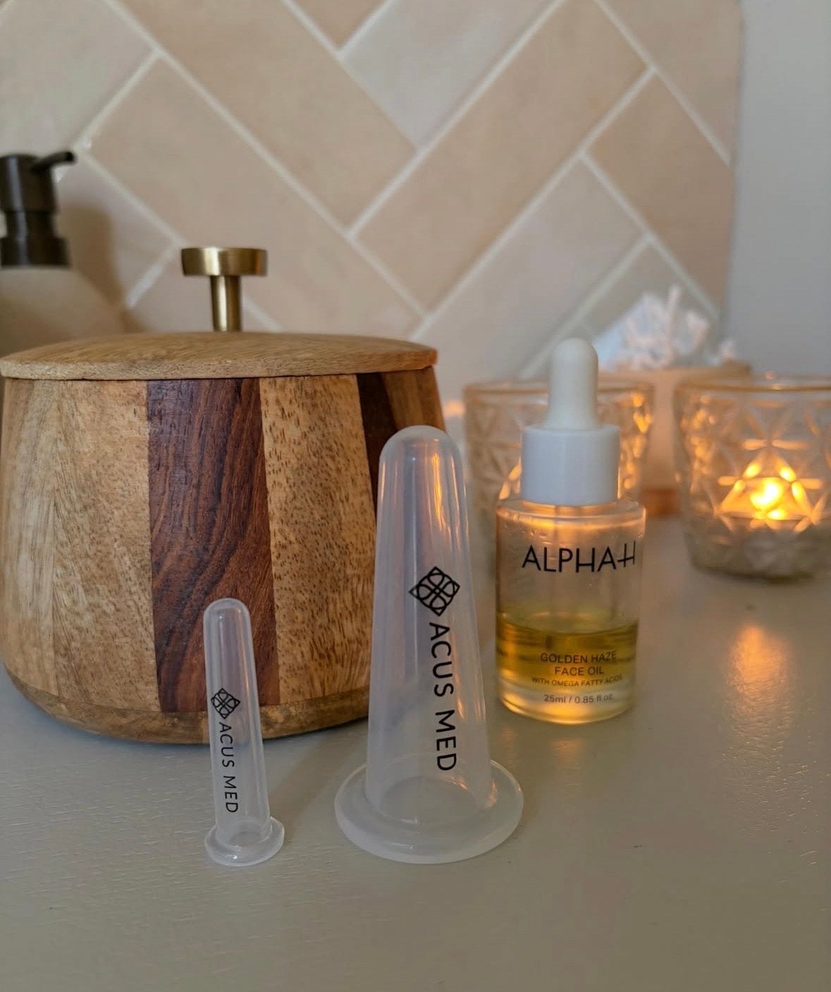 Acus Med Cupping Set, Ophalen of Verzenden, Nieuw, Gehele gezicht, Verzorging