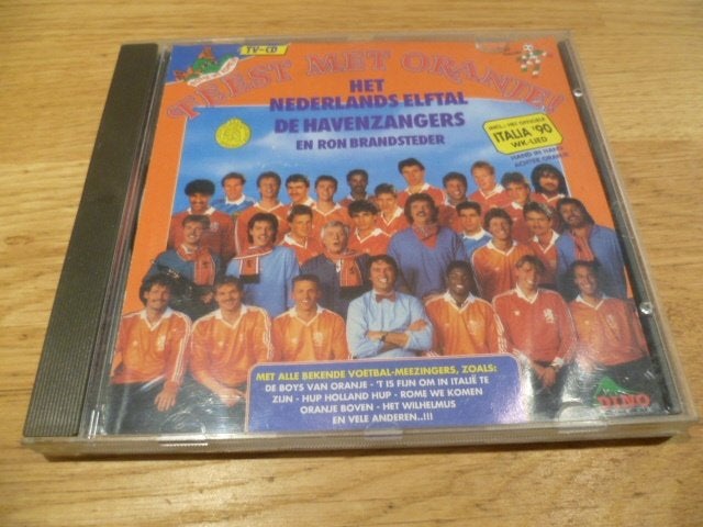 Feest met Oranje Nederlands Elftal CD (1990) Havenzangers, Cd's en Dvd's, Ophalen of Verzenden, 1990 - 1999, Zo goed als nieuw