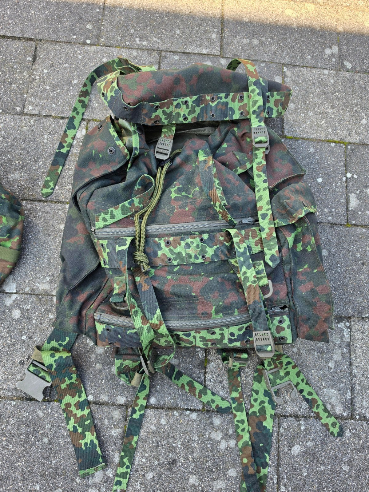 ABL luchtmacht rugzak 45L flecktarn camo., Verzamelen, Ophalen of Verzenden, Luchtmacht, Overige gebieden, Overige typen