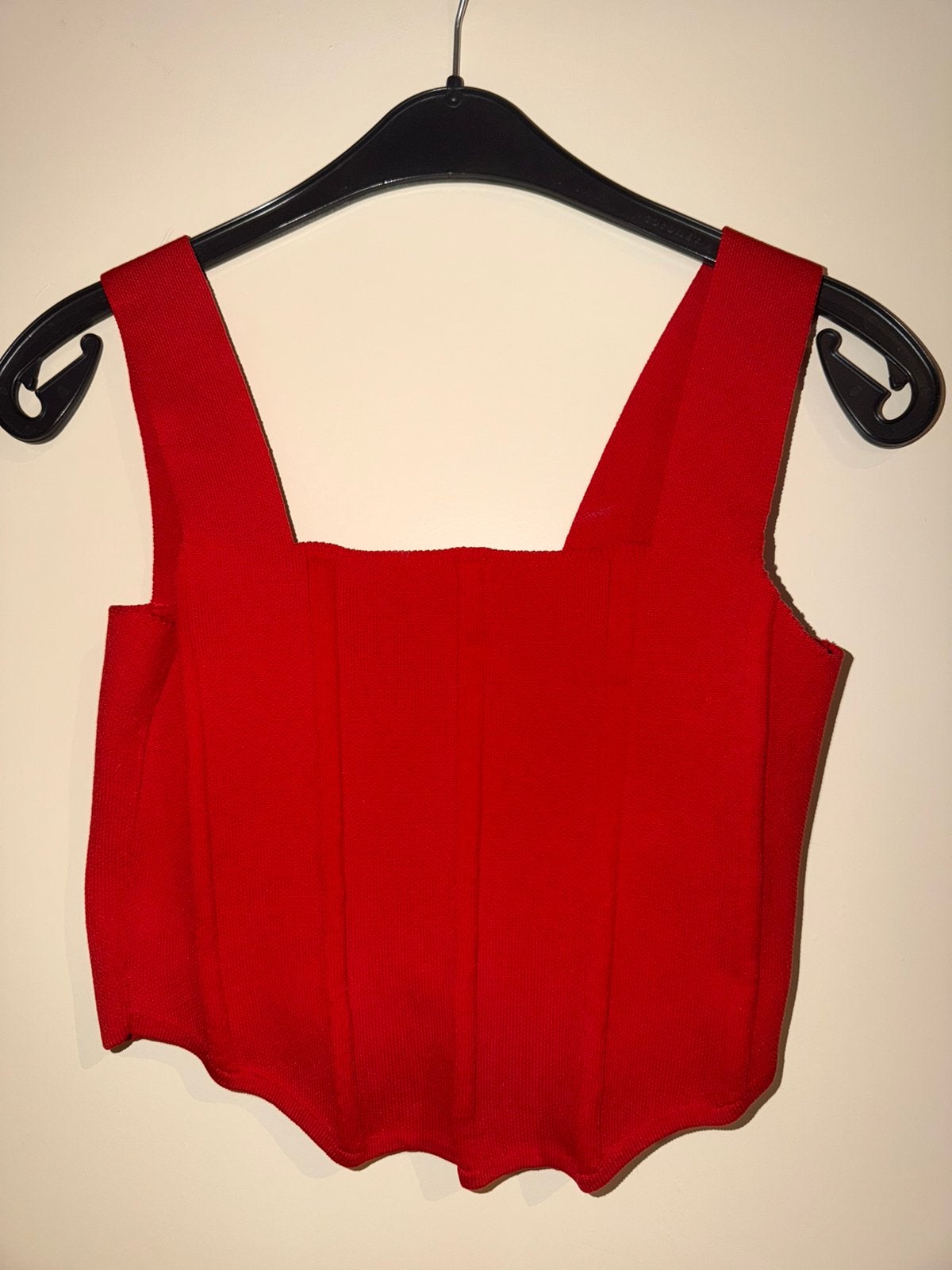 Dames rode crop top van Primark, Kleding | Dames, Tops, Ophalen of Verzenden, Zo goed als nieuw, Rood, Korte mouw