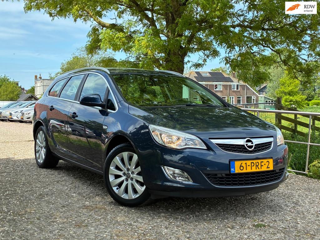 Opel Astra Sports Tourer 1.4 Turbo Cosmo | '' 122.000 Km '', Auto's, Voorwielaandrijving, Euro 5, Gebruikt, Zwart