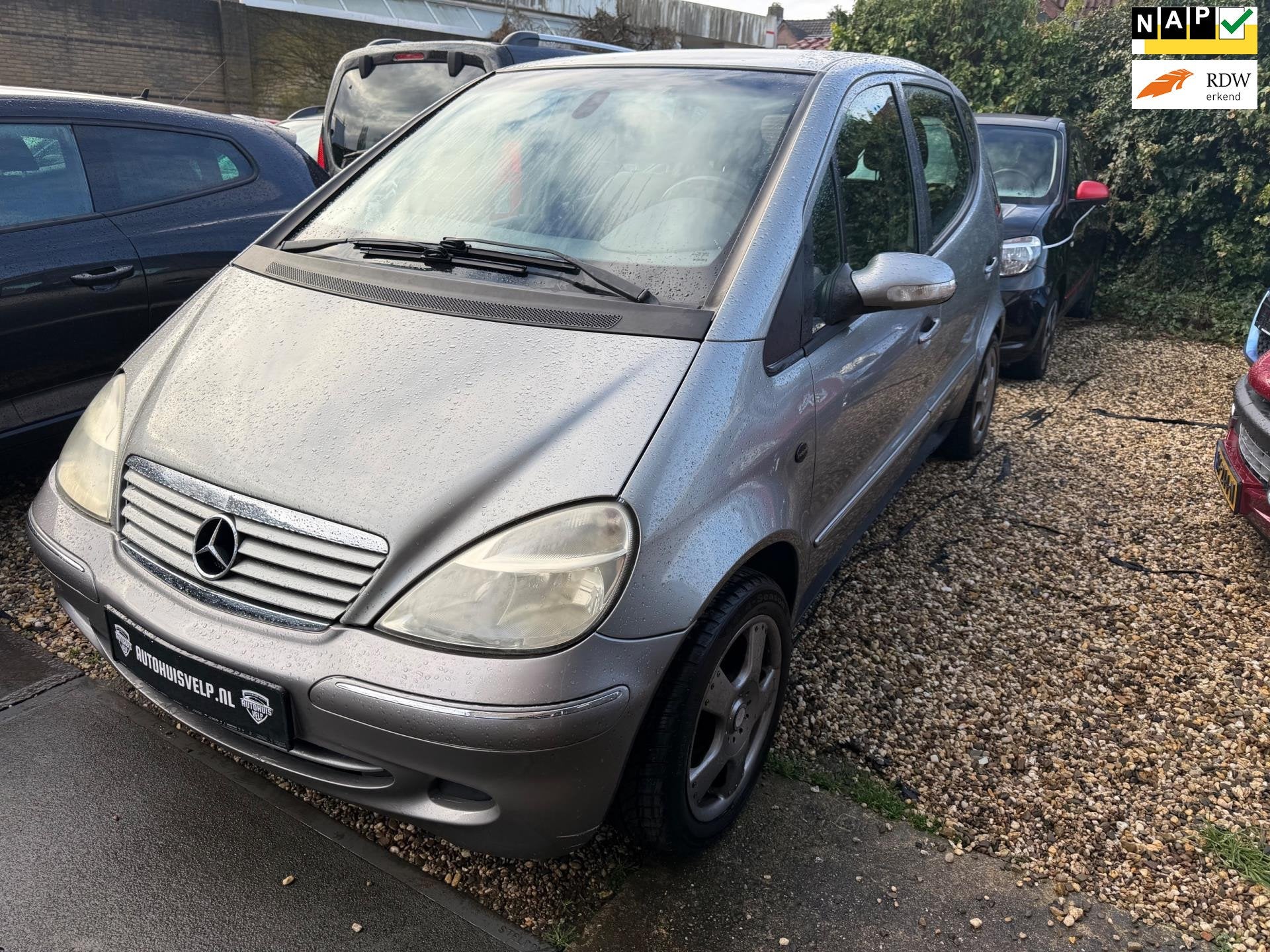 Mercedes-Benz A-klasse 140 Avantgarde Lang, Auto's, Voorwielaandrijving, Zwart, 4 cilinders, Bedrijf