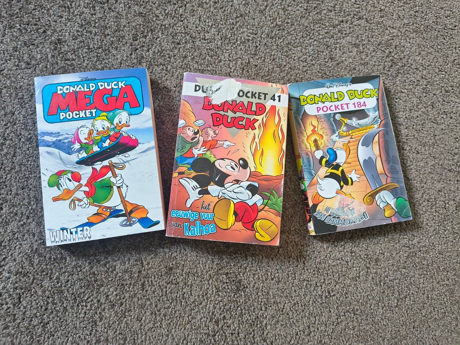 3 Donald Duck Pockets - Gebruikt, Boeken, Stripboeken, Gelezen, Meerdere stripboeken, Ophalen of Verzenden