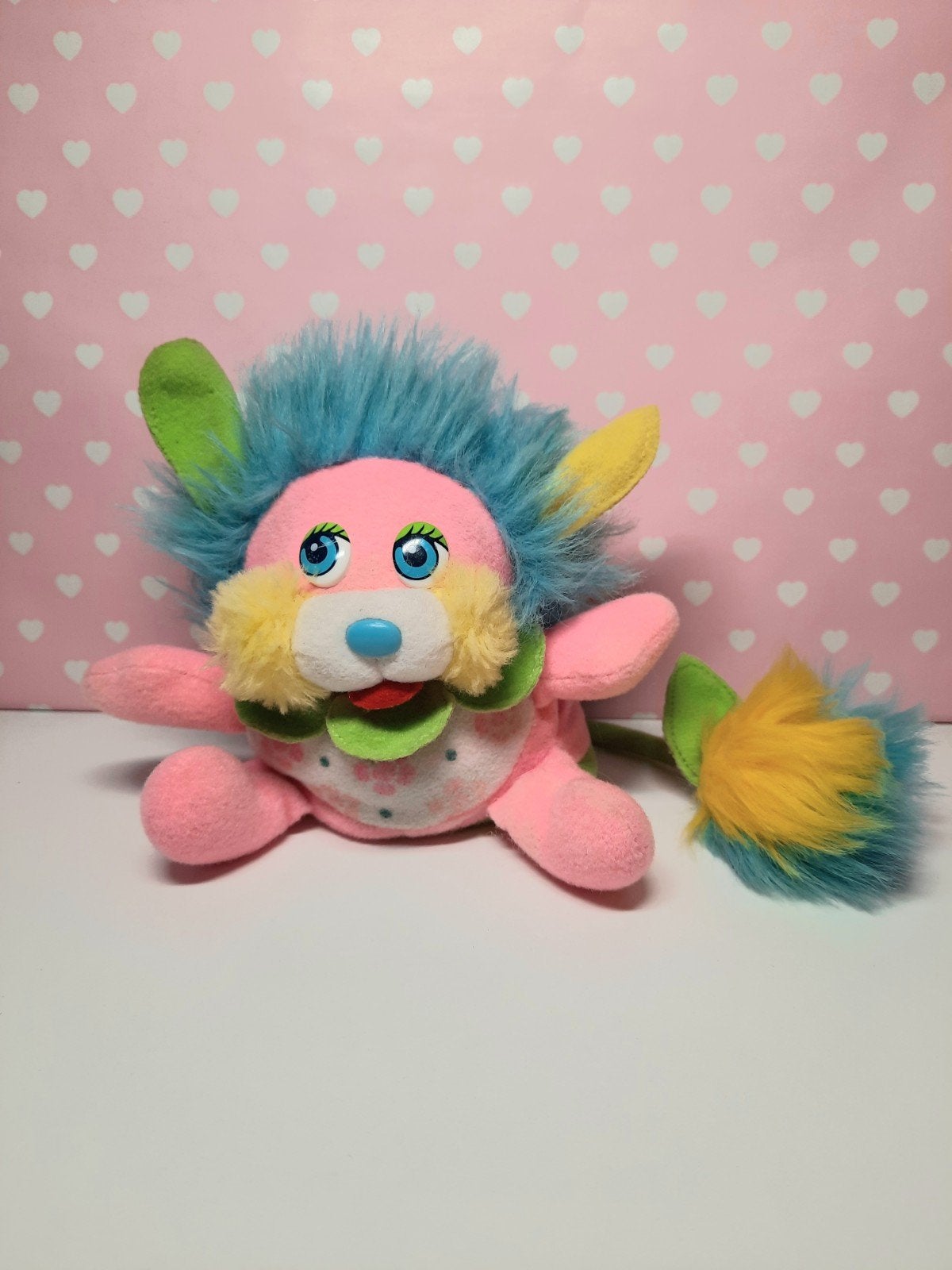 Vintage Flower Popple Mattel 1987 - Roze/Blauw, Ophalen of Verzenden, Gebruikt