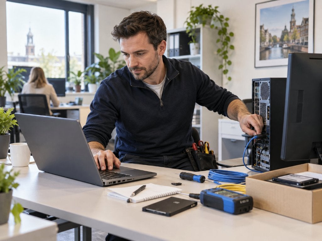 IT ondersteuning netwerkbeheer ICT vakman Expert Com PC hulp, Ophalen of Verzenden, Nieuw