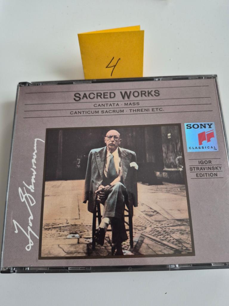 Igor Stravinsky - Sacred Works (Sony Classical Edition), Gebruikt, Boxset, Modernisme tot heden, Ophalen of Verzenden