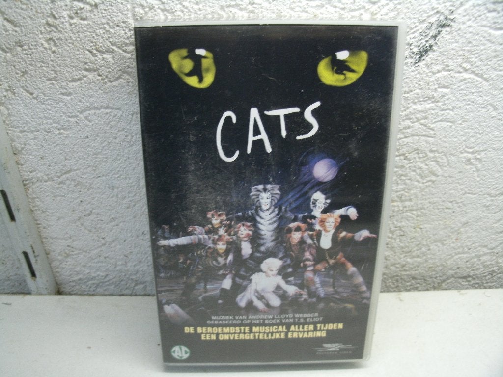 vhs 48a cats de beroemste musical, Alle leeftijden, Ophalen of Verzenden, Zo goed als nieuw