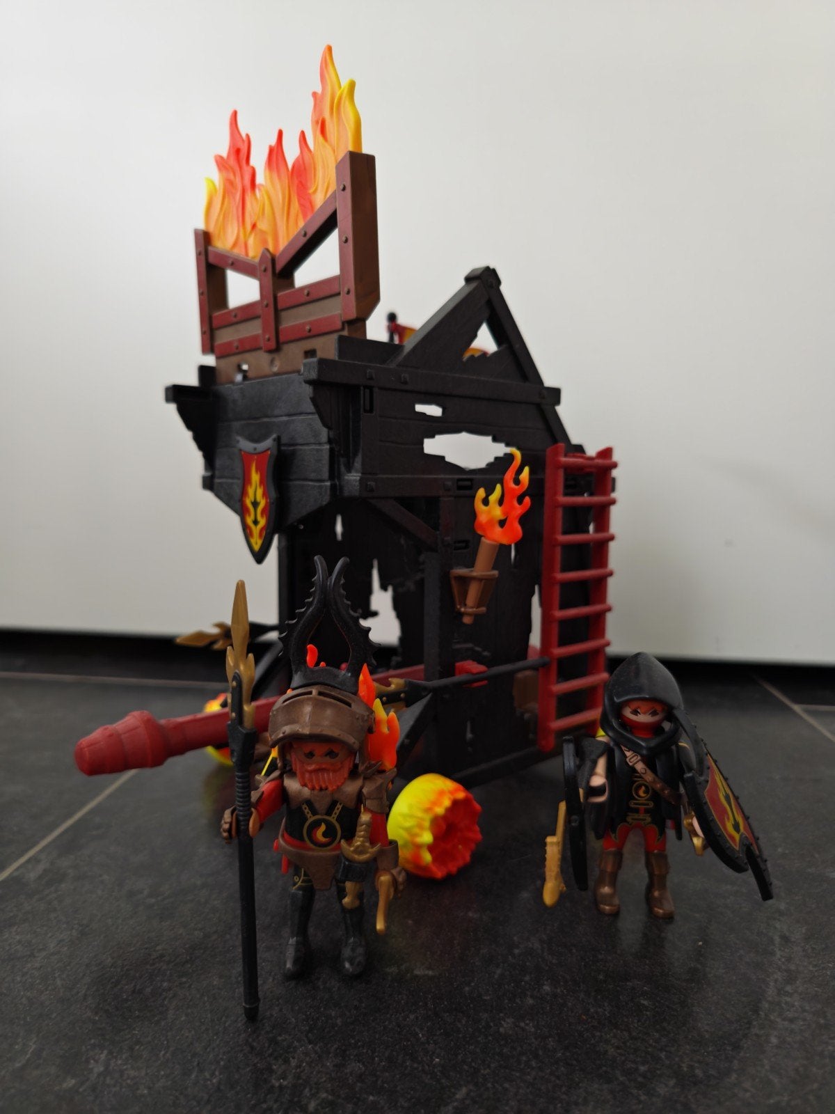 Playmobil Kasteel/Fort met Figuren en Accessoires, Gebruikt, Complete set, Ophalen of Verzenden, Kasteel/Fort