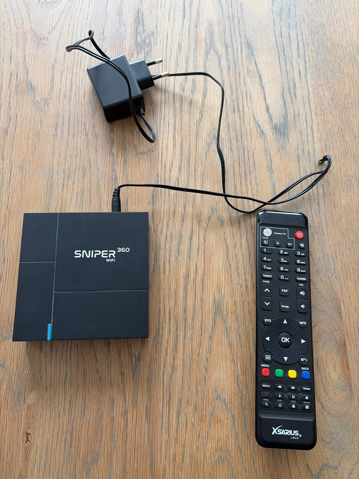 Sniper 360 WiFi IPTV Kastje met Afstandsbediening, Ophalen of Verzenden, Gebruikt
