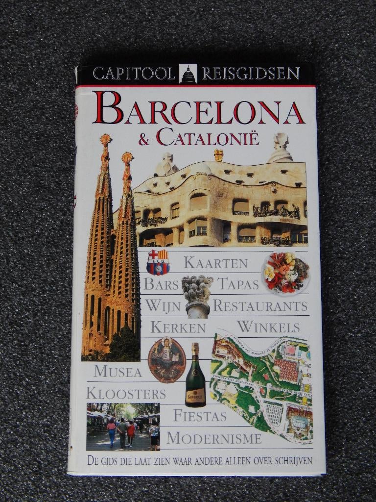 Capitool reisgids Barcelona en Catalonie, Boeken, Reisgidsen, Gelezen, Capitool, Europa, Ophalen of Verzenden