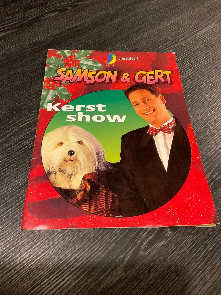 Zeldzaam Samson en Gert boekje Kerstshow 1996 in de Efteling, Ophalen of Verzenden, Gebruikt, Overige typen