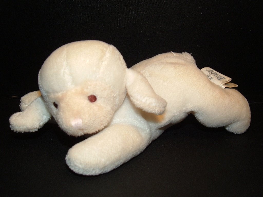 HENNES & MAURITZ BABY SCHAAP VELOURS WIT MET, Verzenden, Nieuw, Overige typen
