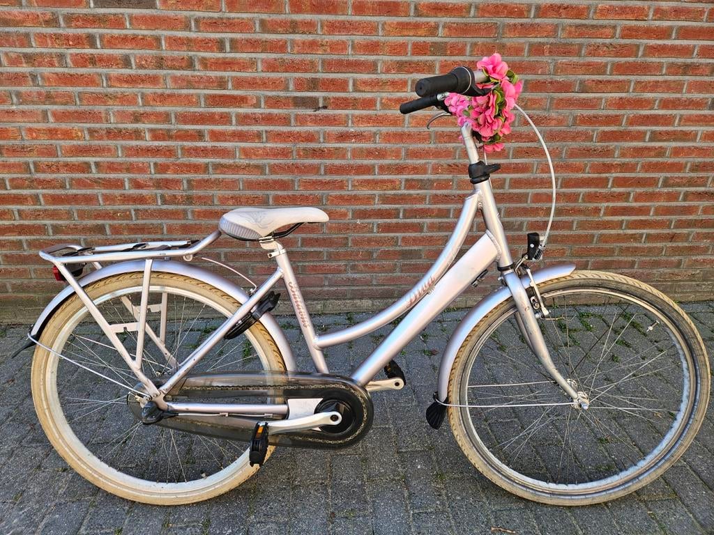 Batavus diva meisjesfiets kinderfiets 26 inch 3V, Gebruikt, Versnellingen, Batavus, Ophalen