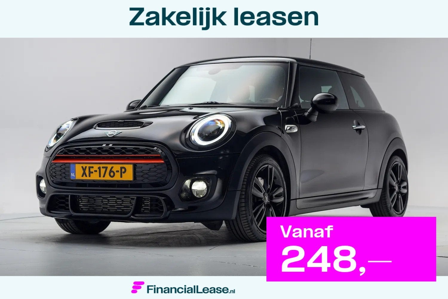 MINI Cooper 2.0 Cooper SD Aut. [ JCW LED Leder Harman/Kardon, Auto's, Mini, Bedrijf, Lease, Financial lease, John Cooper Works