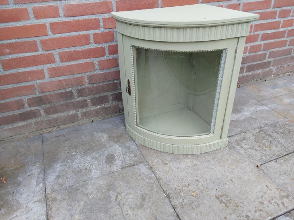 Vitrinekastje brocant, Huis en Inrichting, Kasten | Vitrinekasten, Ophalen, 25 tot 50 cm, 50 tot 100 cm, Minder dan 100 cm