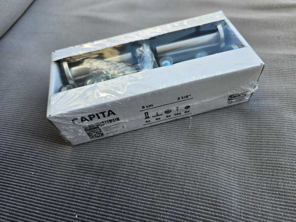 Nieuw in verpakking: IKEA CAPITA meubelpoten 8 cm, set van 4, Ophalen of Verzenden, Nieuw