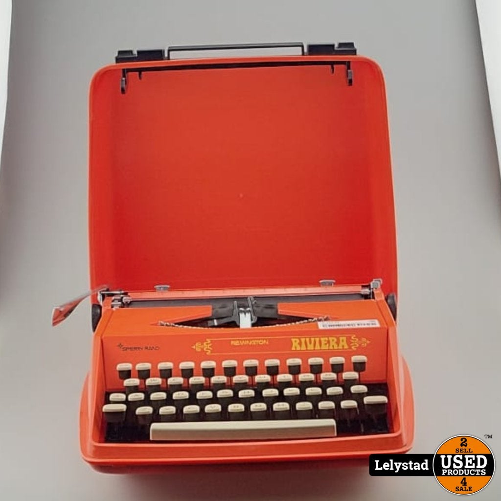 Remington Sperry Rand Riviera Qwerty Typmachine, Flex Ltd., Gebruikt, https://flex.com/contact-us, Nobelstraat 10, 5807 GA Oostrum LB, Limburg, Nederland
