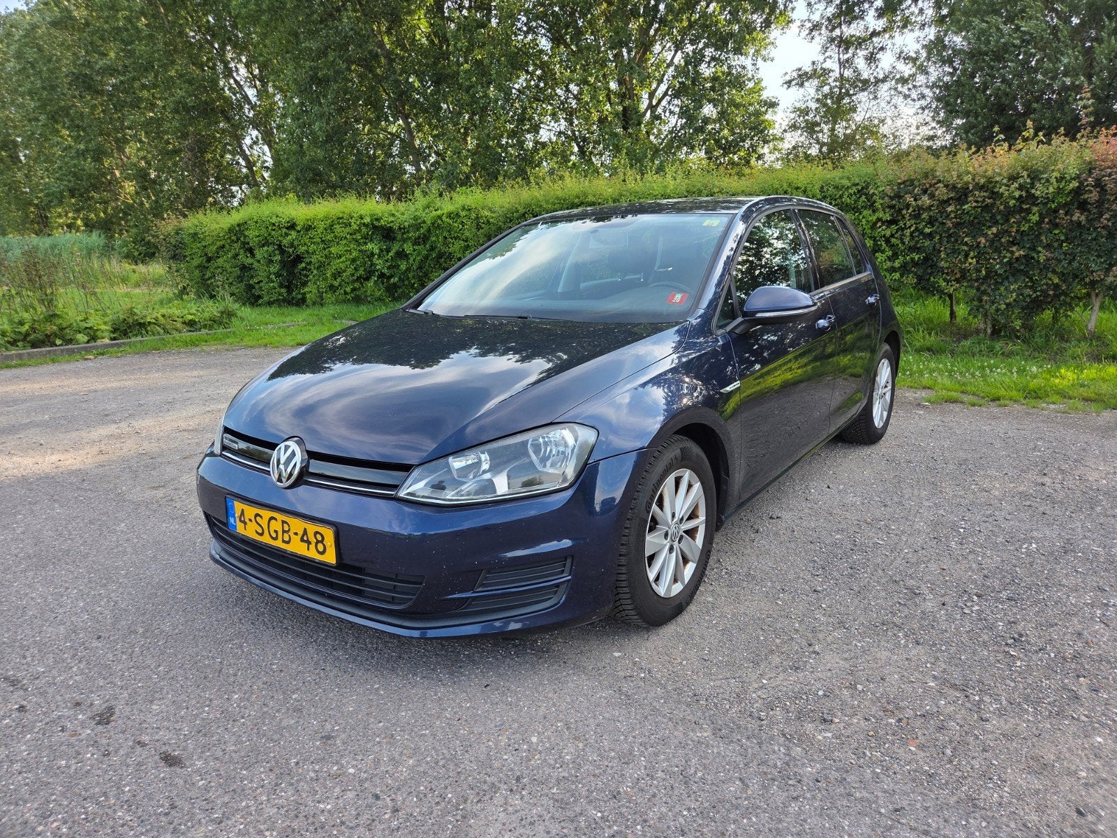 Nette Volkswagen Golf 7 1.6 TDI BlueMotion, Voorwielaandrijving, Stof, 4 cilinders, Blauw