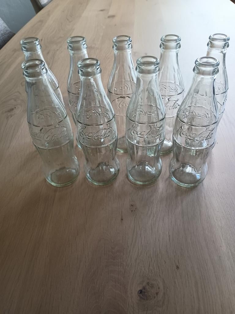 Glazen Coca Cola flesjes - Perfect voor de verzamelaar, Ophalen, Gebruikt, Verpakking