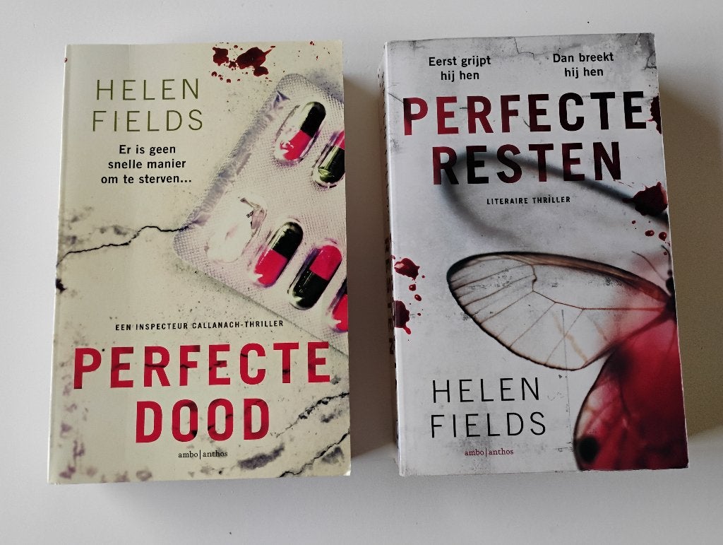 Boek Perfecte resten, boek Perfecte dood Helen Fields, Boeken, Ophalen of Verzenden, Gelezen, Helen Fields