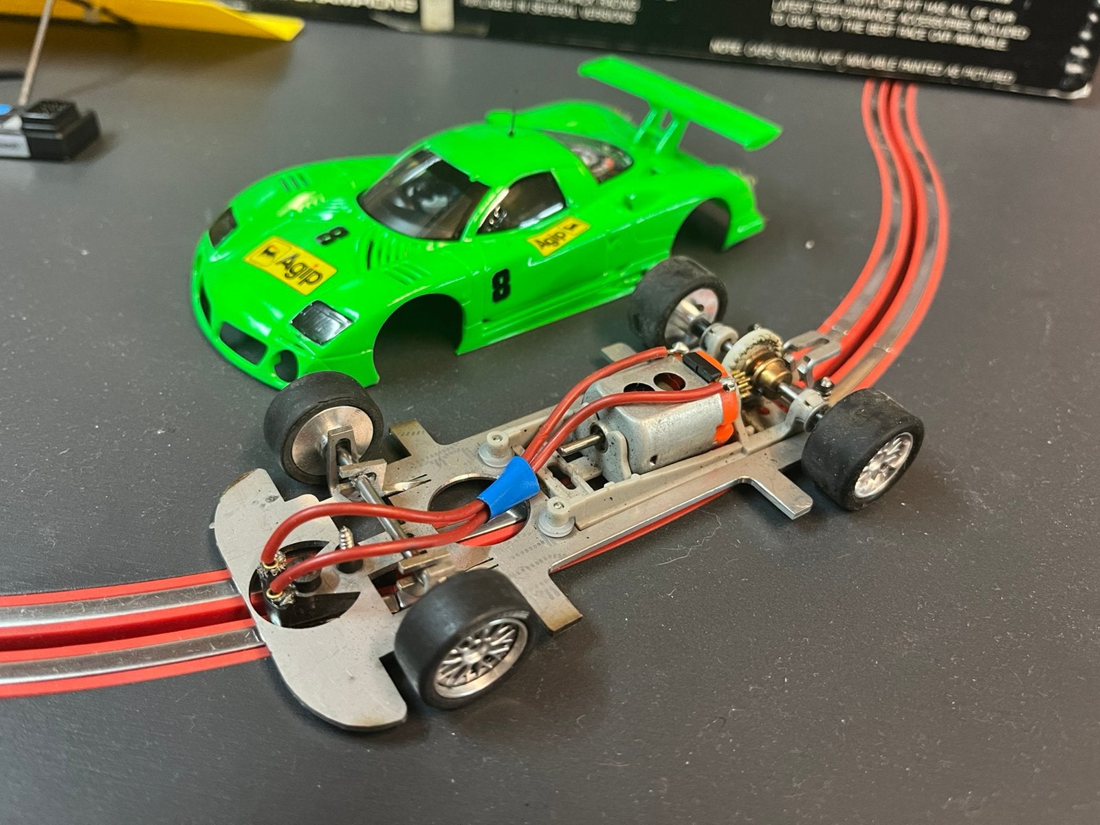 1/32 slotcar metaal chassis slotit nsr, Overige merken, Auto, Groter dan 1:32, Ophalen of Verzenden