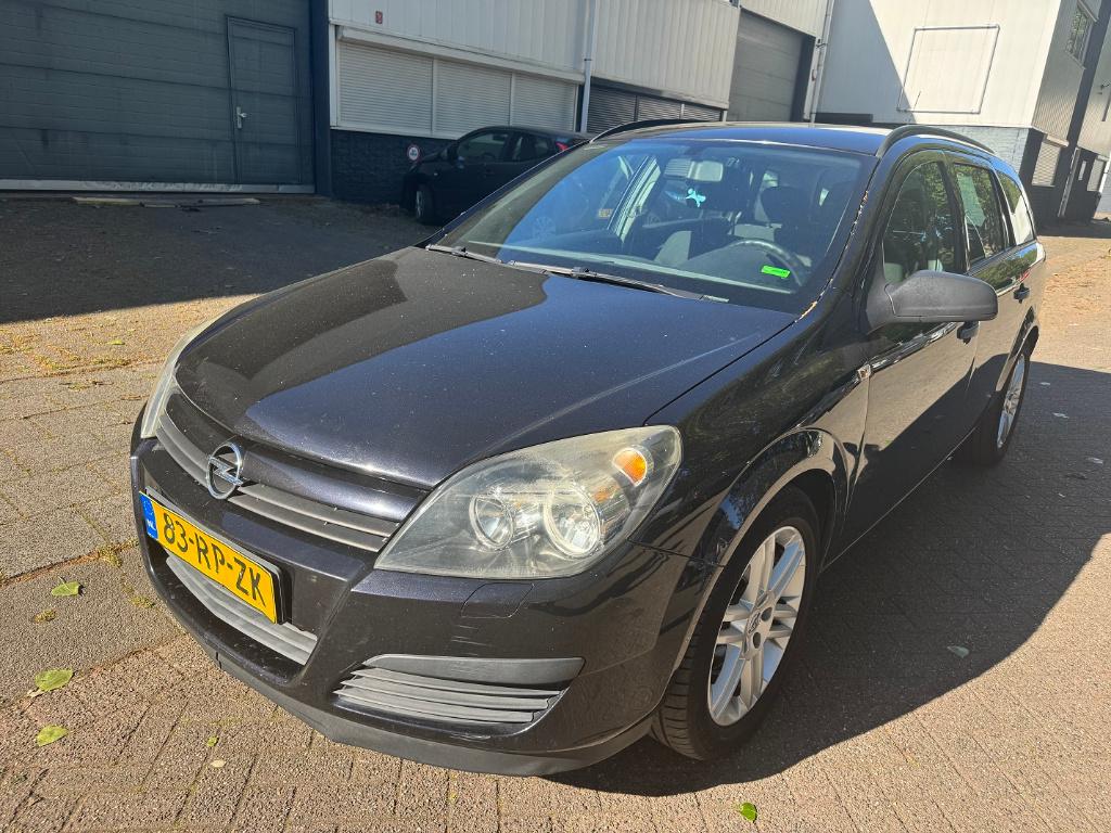 Opel Astra 1.6 16V St.wgn. 2005 AIRCO, Auto's, Voorwielaandrijving, 15 km/l, 4 cilinders, Zwart