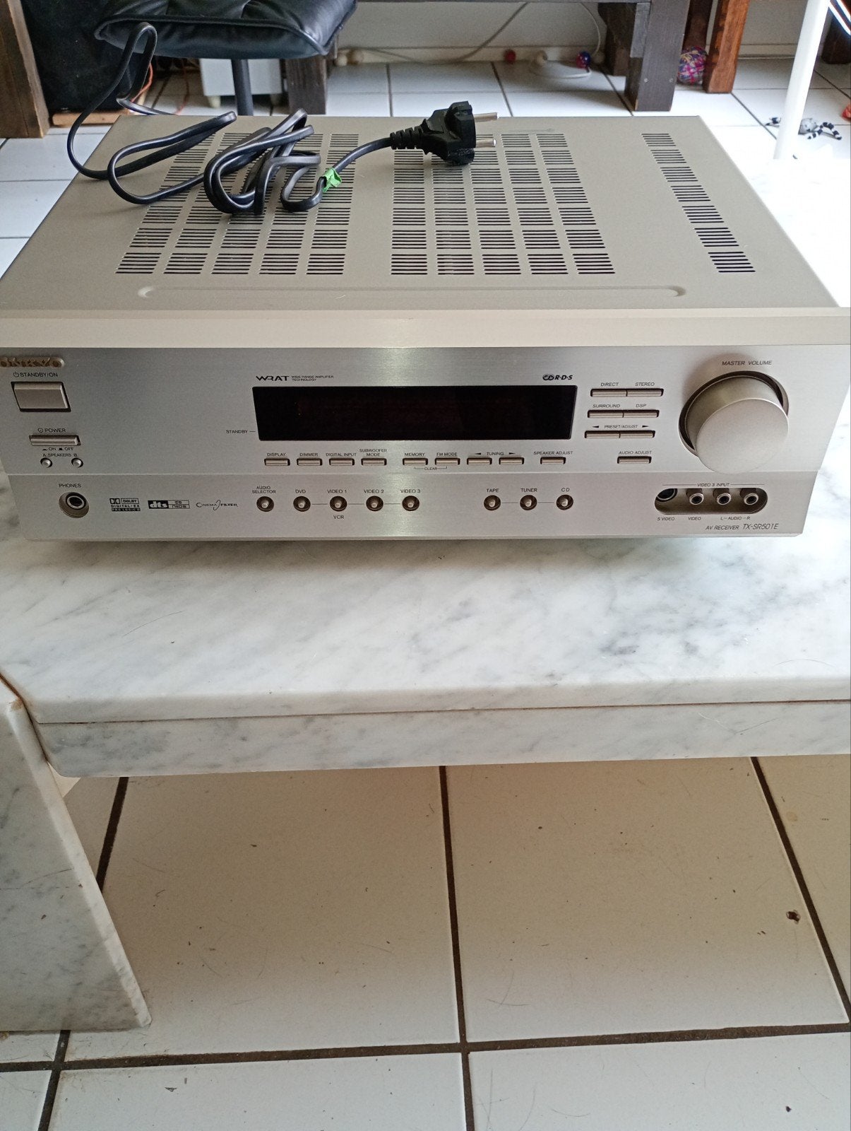 Onkyo tx-sr501e mooie receiver, Ophalen of Verzenden, Gebruikt, 120 watt of meer, Onkyo