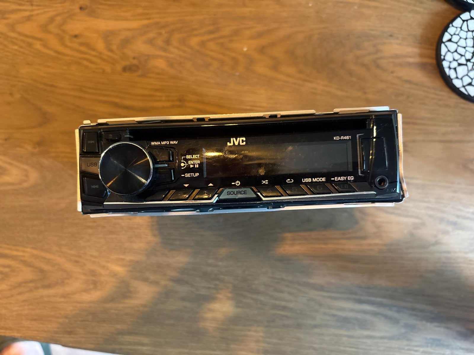 JVC KD-R461 Enkel DIN Autoradio met USB, Auto diversen, Autoradio's, Ophalen of Verzenden, Gebruikt